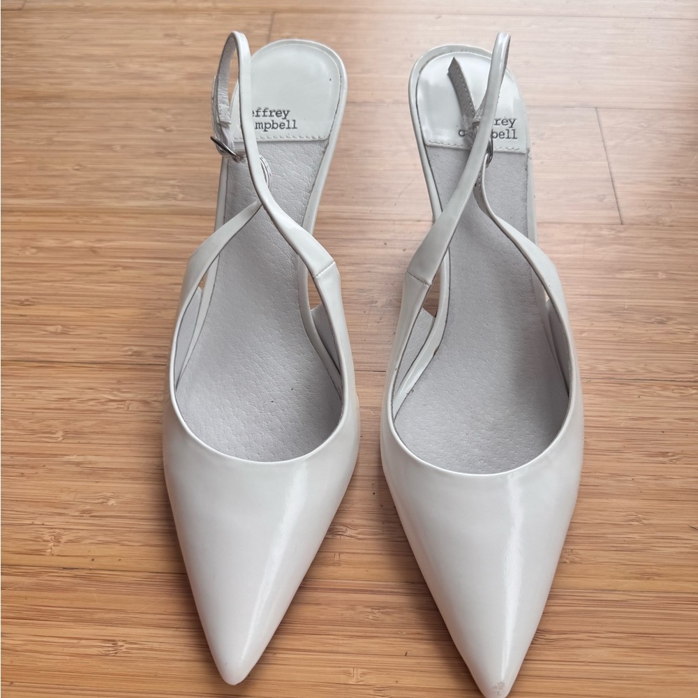 Jeffrey Campbell Elegant White Heels